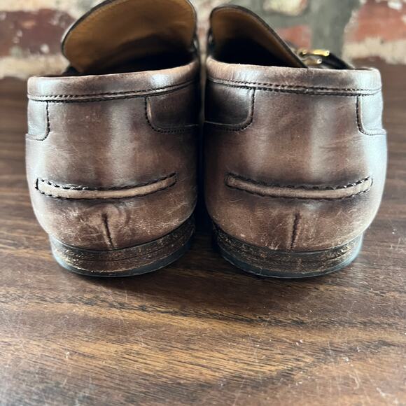 Gucci Men\'s Jordaan Brown Loafer Size 7.5 main image 8